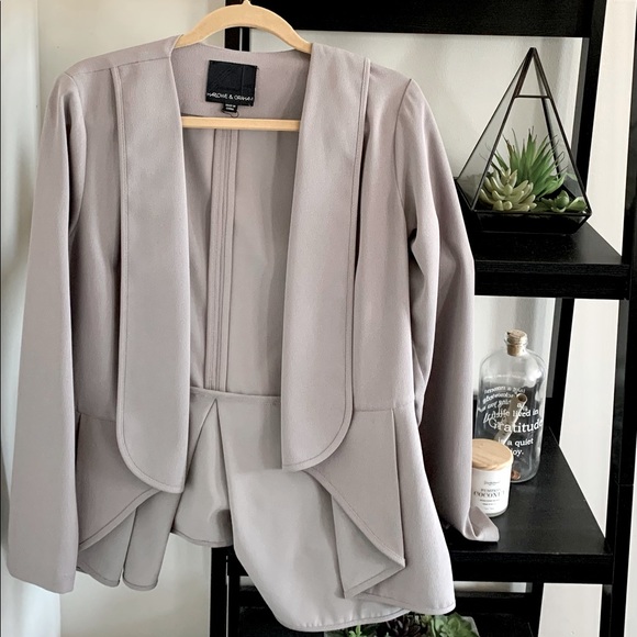 Gray blazer